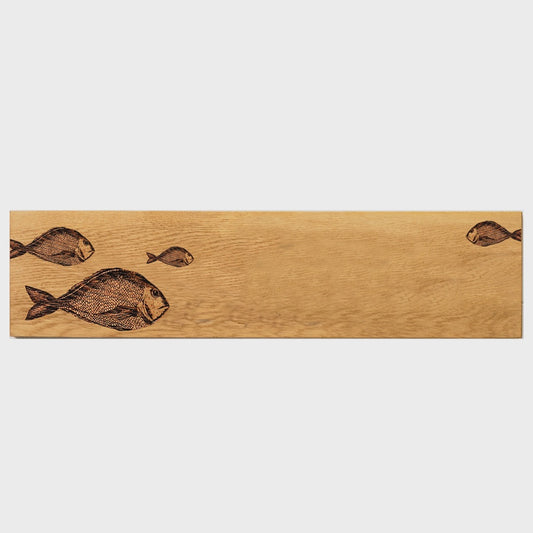 Oak Large Platter - Fish