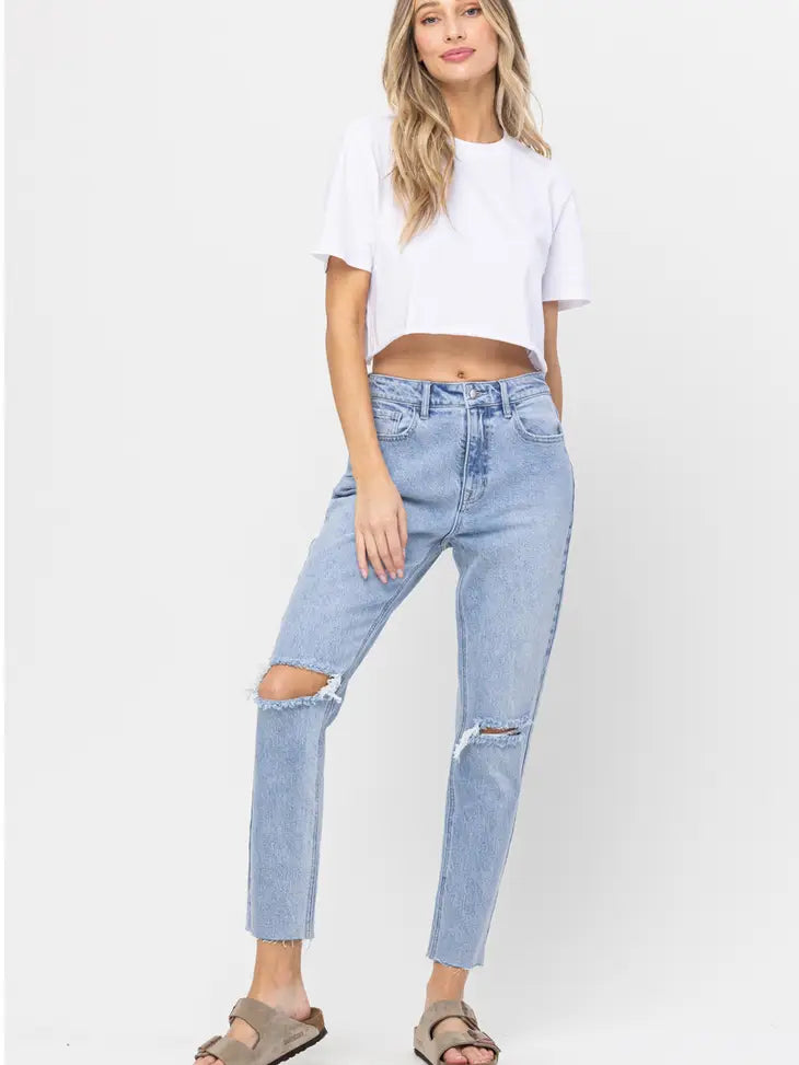 High Rise Mom Jeans
