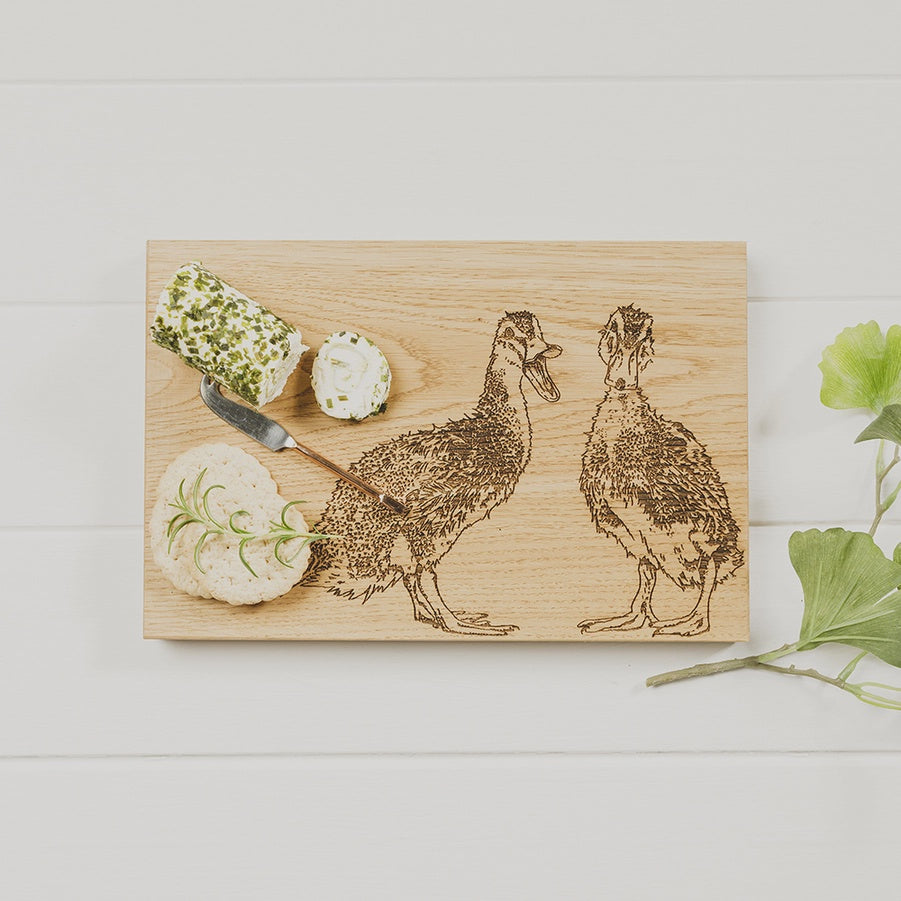 Quacking Oak Serving Board
