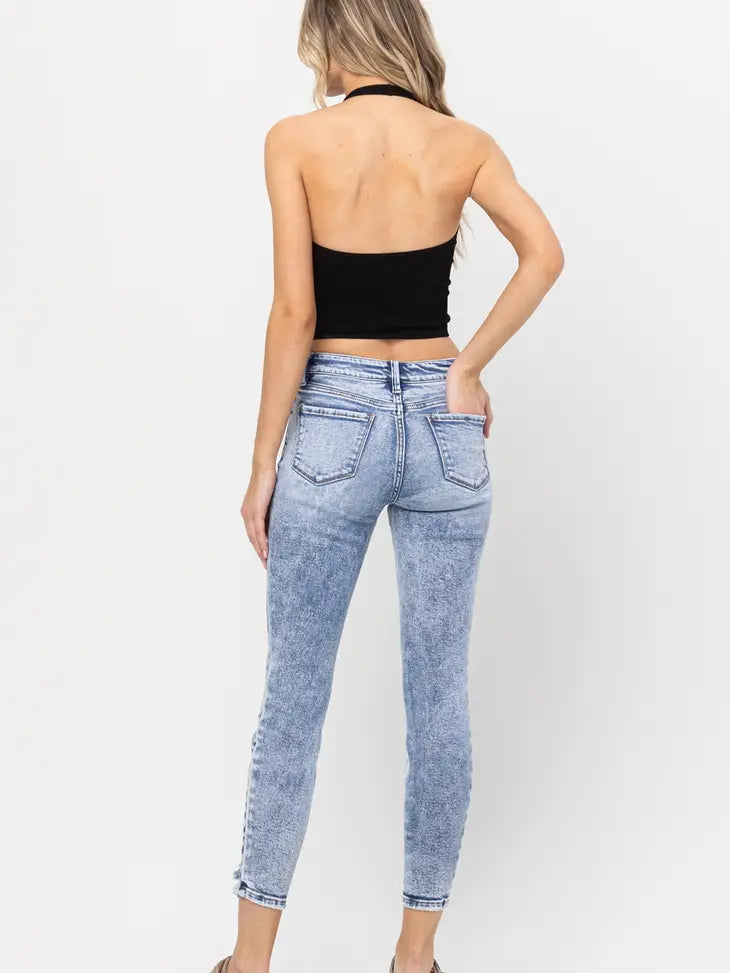 Acid Wash Crop Skinny