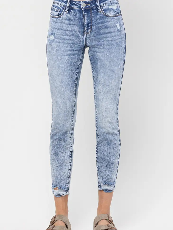 Acid Wash Crop Skinny