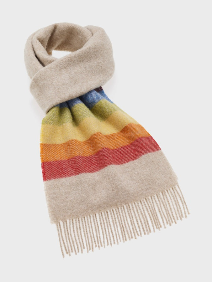 Pride Rainbow Beige Scarf