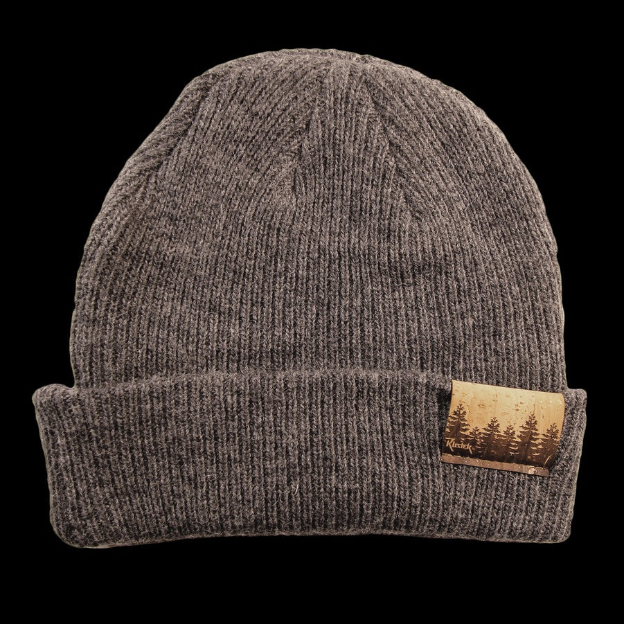 Treeline 100% Merino Wool Beanie w/ Cork Leather Tag