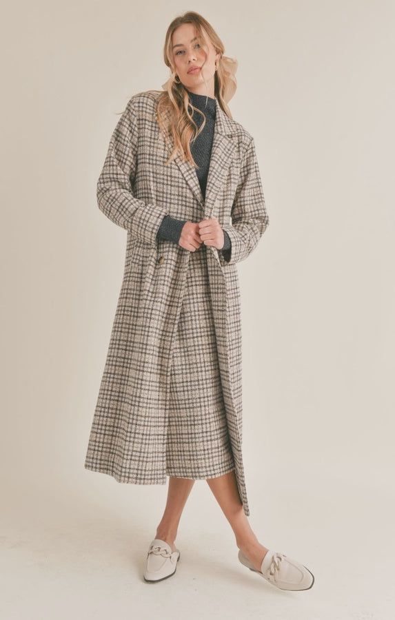 The Impressionist Plaid Coat