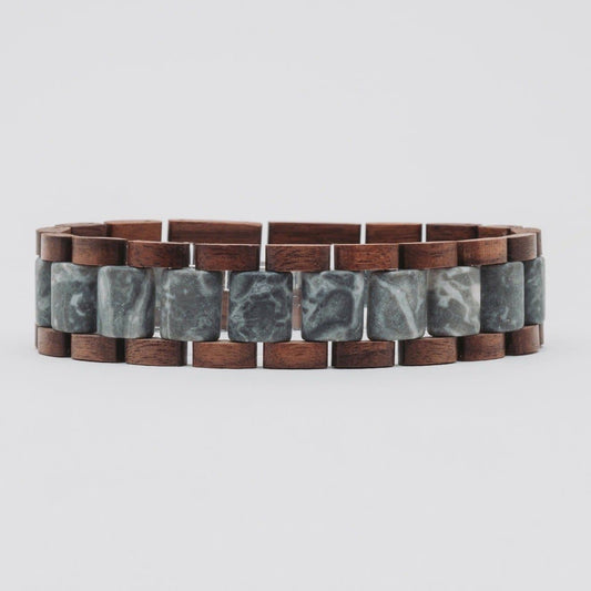 Men's Wooden Bracelet - Aconite