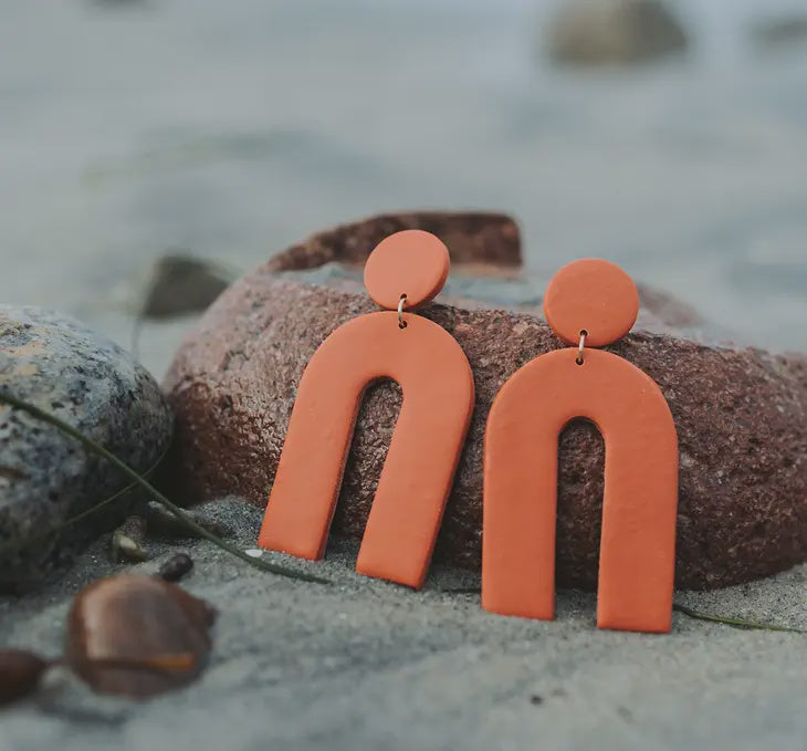 Clay Terra Cotta Earrings
