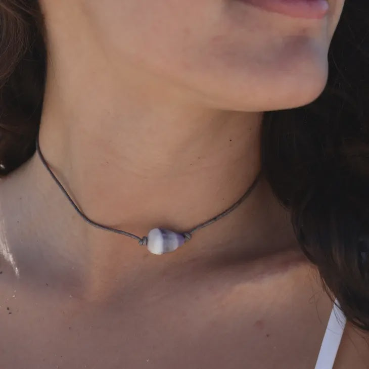 Hawaiian Puka Conch Shell Choker