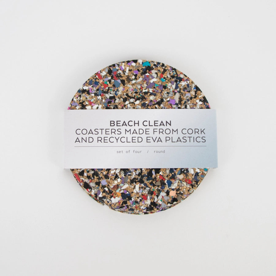 Set of 4 Beach Clean Coasters