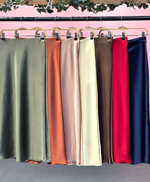 Aniston Slip Skirt OLIVE Green