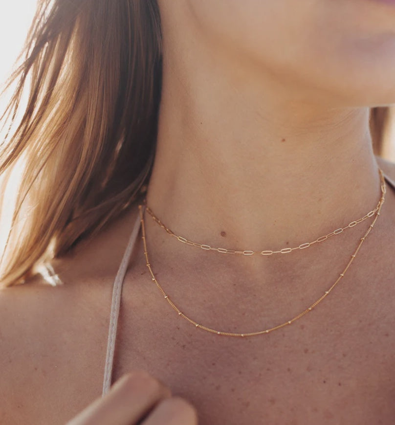 Gold Filled Sesuit Harbor Chain Choker