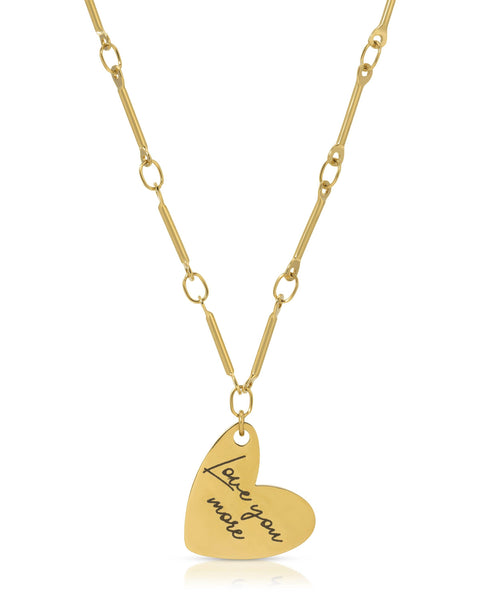 Lovey-Dovey Bar Necklace