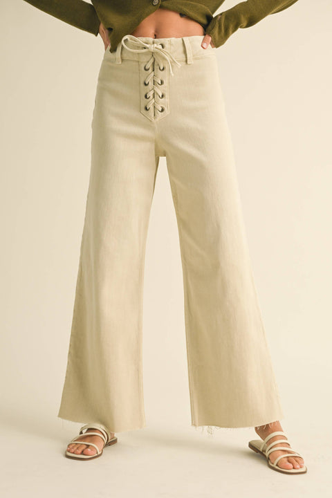 The Jenna Lace-Up Pant