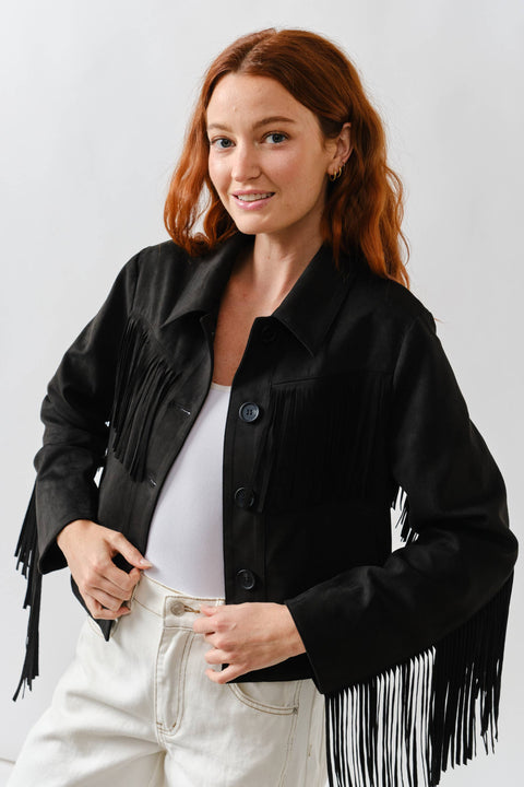 Sadie SUEDE FRINGE JACKET