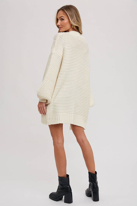 CHUNKY CABLE CARDIGAN