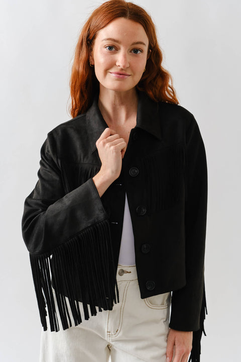 Sadie SUEDE FRINGE JACKET
