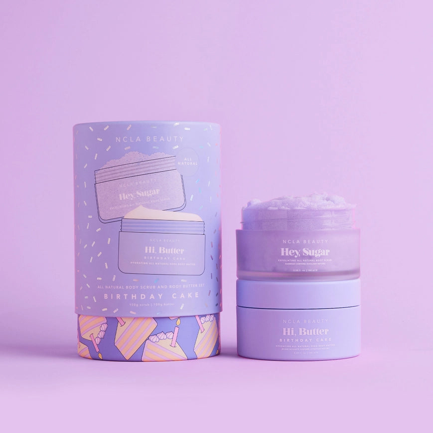 Birthday Cake Body Scrub + Body Butter Set