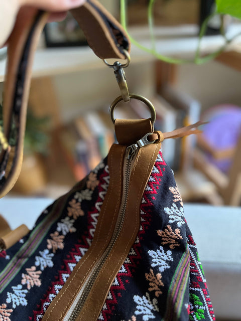 Western Inspired Handmade Leather Duffle Bag