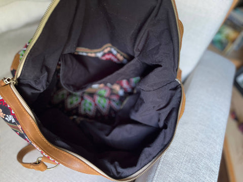 Western Inspired Handmade Leather Duffle Bag