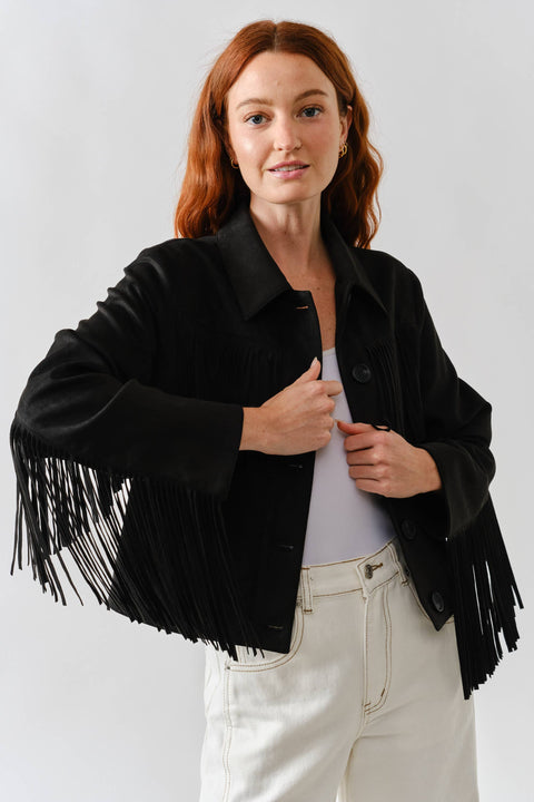 Sadie SUEDE FRINGE JACKET
