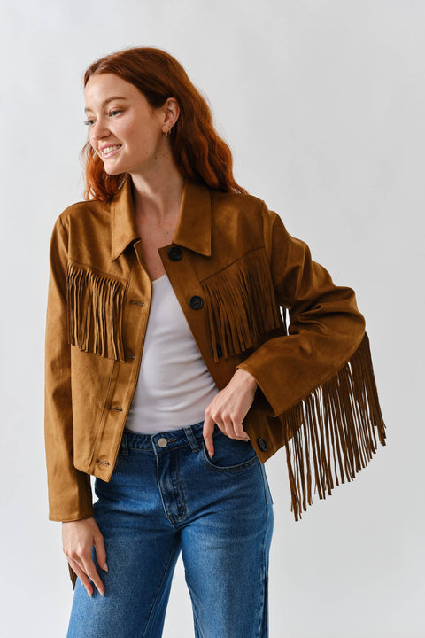 Sadie SUEDE FRINGE JACKET