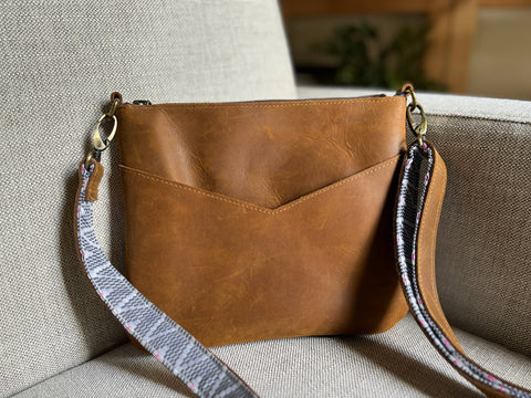 Lucy Handmade Leather Crossbody