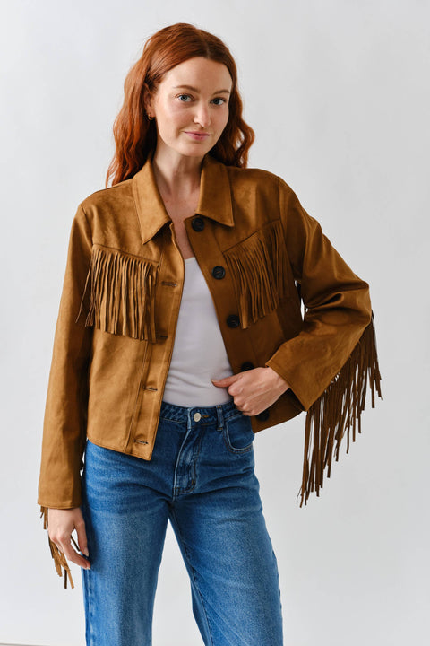 Sadie SUEDE FRINGE JACKET