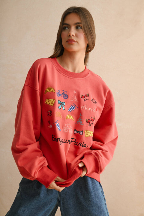 BONJOUR SWEATSHIRT