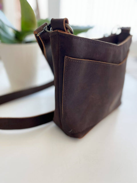 Hunter Handmade Leather Crossbody