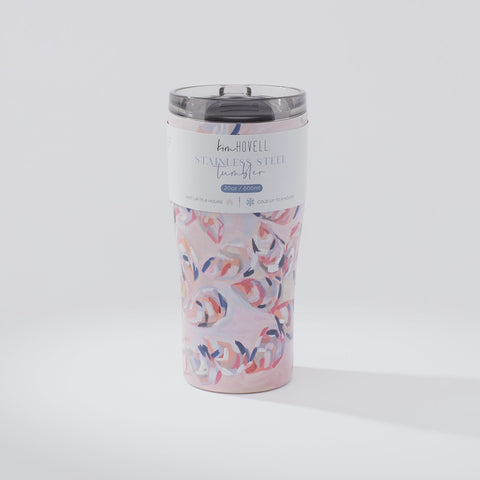 Peach Gems 20oz Coffee Tumbler