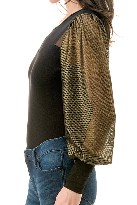 LISA PUFF SLEEVE TOP