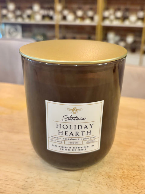 Holiday Hearth Candle