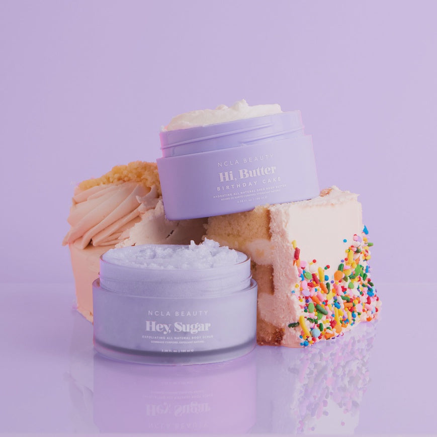 Birthday Cake Body Scrub + Body Butter Set