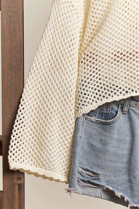 Hannah Crochet Sweater