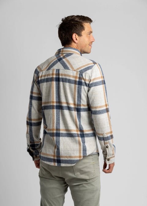 Men's Lichen Stretch Flannel Button Shirt