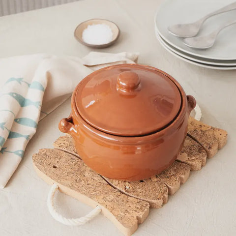 Natural Cork Trivet - 5 Fish