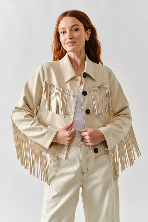 Sadie SUEDE FRINGE JACKET