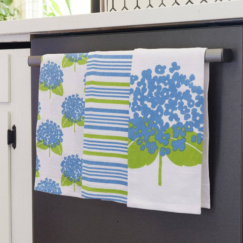 Hydrangea Cotton Kitchen Towel (Set Of 3)