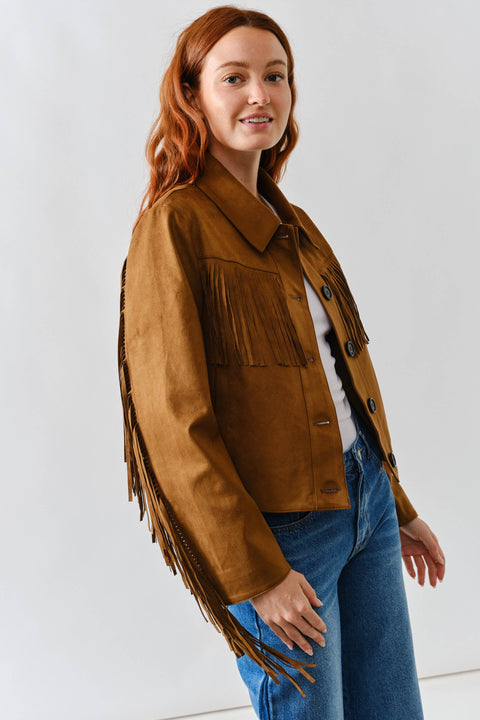 Sadie SUEDE FRINGE JACKET