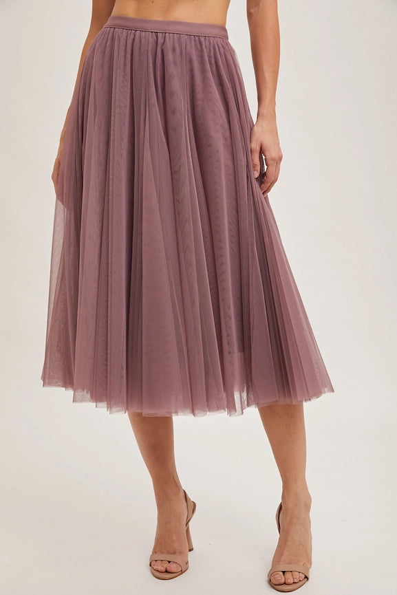 Tanya Tulle Midi Skirt