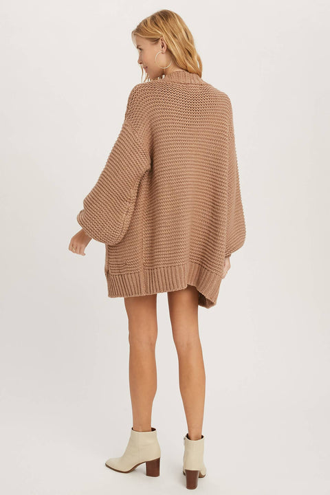 CHUNKY CABLE CARDIGAN