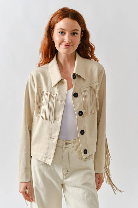 Sadie SUEDE FRINGE JACKET