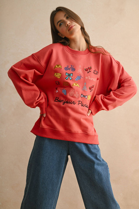 BONJOUR SWEATSHIRT