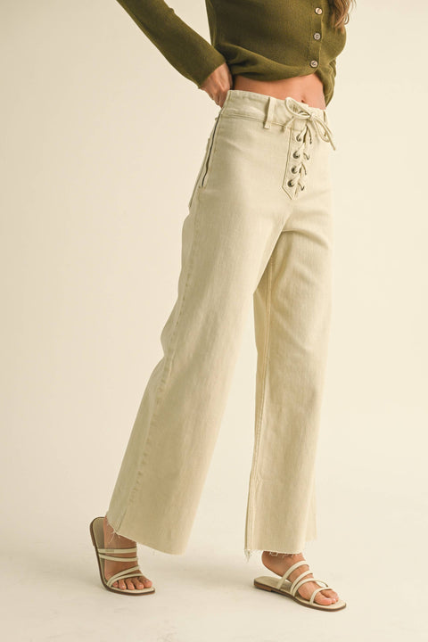 The Jenna Lace-Up Pant