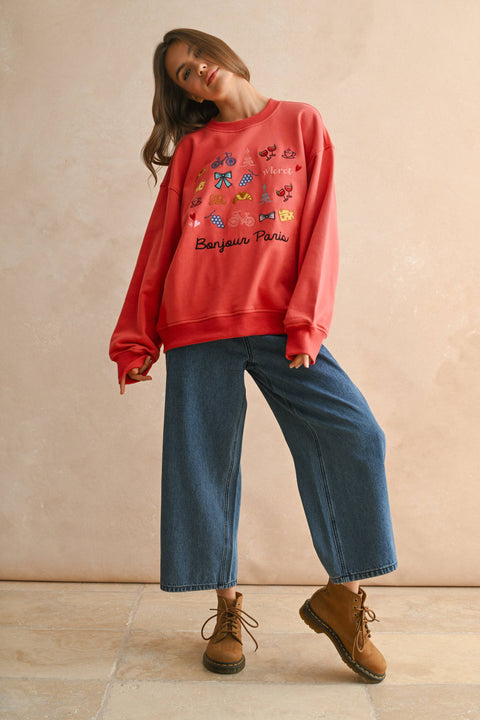 BONJOUR SWEATSHIRT