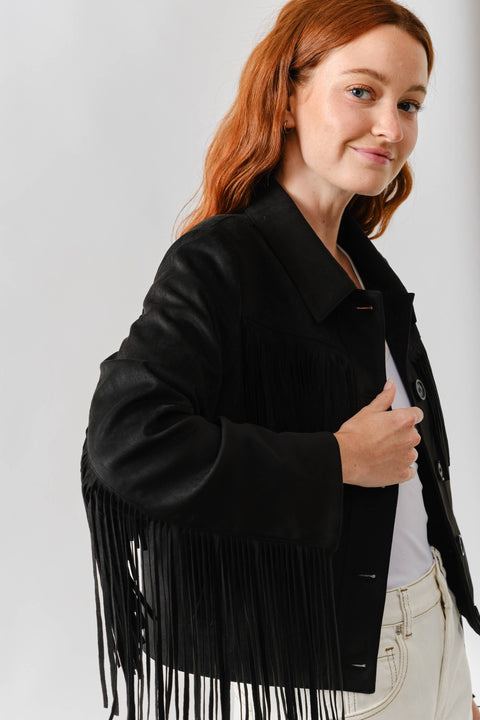 Sadie SUEDE FRINGE JACKET