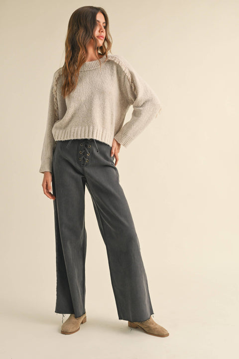 The Jenna Lace-Up Pant