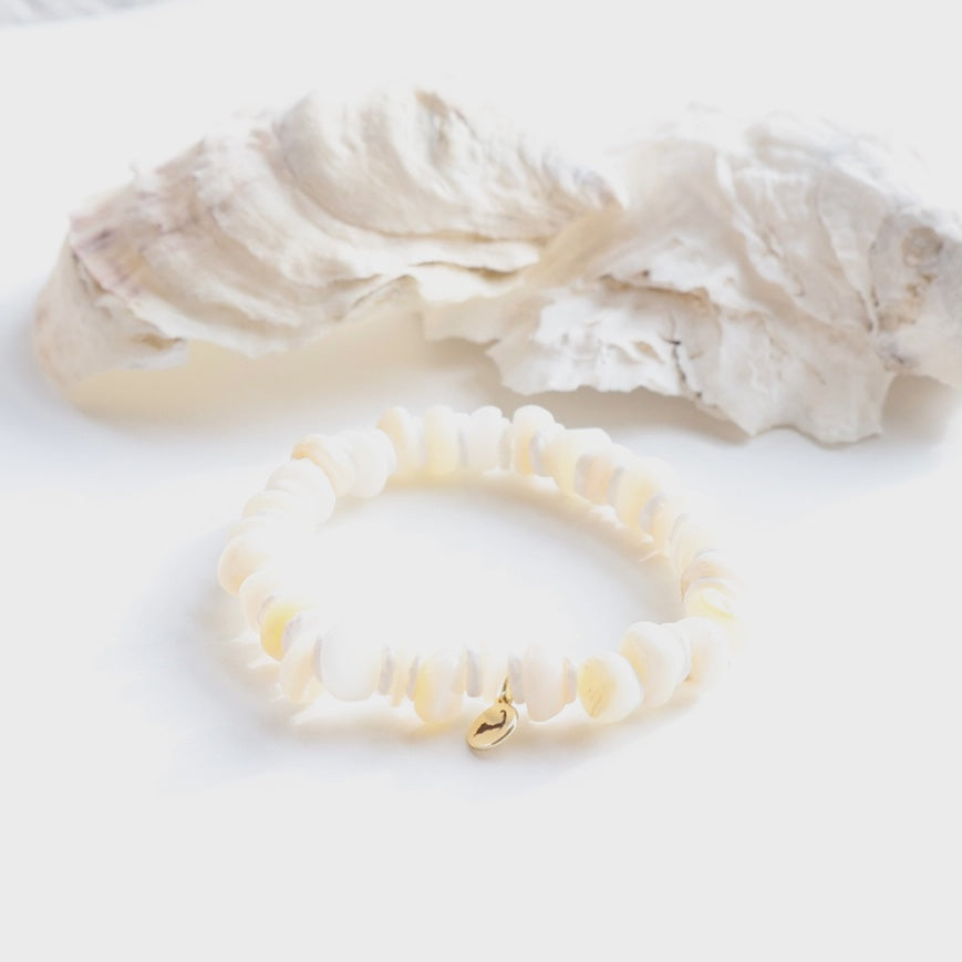 Puka Shell Rock Harbor Bracelet