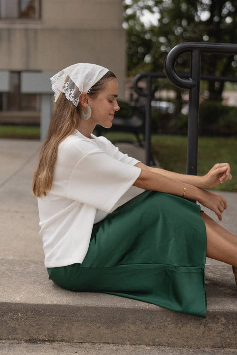 Aniston Slip Skirt H. Green