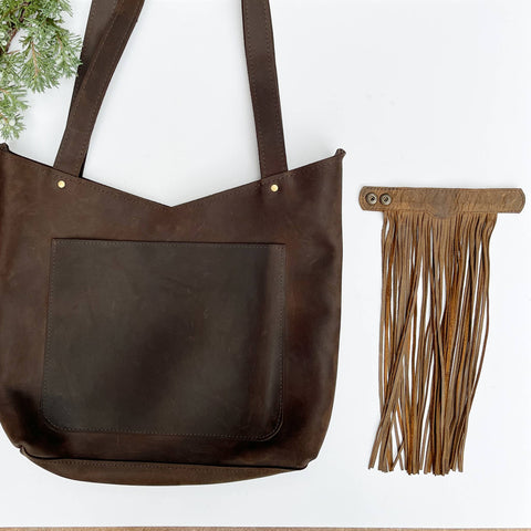 Ada Handmade Fringe Leather Bag