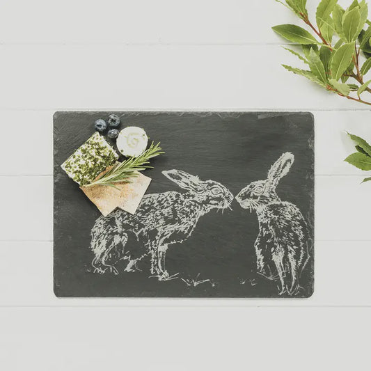 Kissing Hares Slate Cheese Board